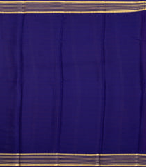 Magenta Woven Mysore Silk Saree With Contrast Zari Border-MS3828