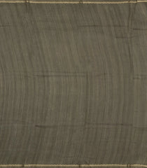 Aquamarine Printed Tussar Silk Saree With Floral Motifs-TU3606