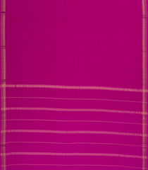 Magenta Woven Mysore Silk Saree With Pure Zari Border-MS3292