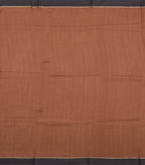 BLack Printed Tussar Silk Saree With Kalamkari Motifs-TU3600