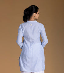 Powder Blue Casual Top-KR0829