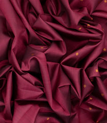 Lilac Handloom Kanchipuram Silk Saree With Kamalam Motifs & Selvage Border-KA12016