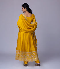 Bright Yellow Festive Anarkali Set-RC5585