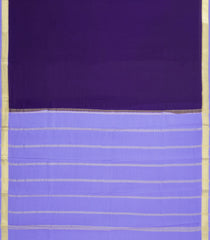 Violet Woven Mysore Silk Saree With Contrast Border-MS3644
