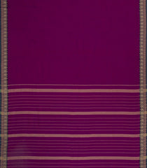 Purple Woven Chirala Cotton Saree With Floral Border-CR1426