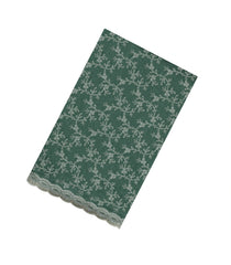 Green Synthetic Vichitra Saree With Zari Embroidery & Stone Work-BL5455