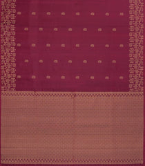 Maroon Handloom Soft Silk Saree With Tribal Motifs-SO4562