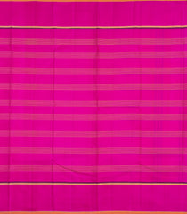 Yellow Handloom Korvai Kanchipuram Silk Saree With Meena Checks-KA16054