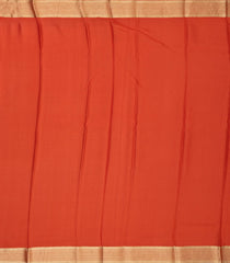 Red Mysore Crepe Silk Saree With Floral Vine Motifs-MS3124