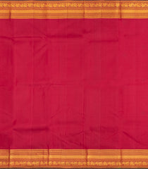 Yellow Handloom Korvai Kanchipuram Silk Saree With Silk Buttas-KA15919
