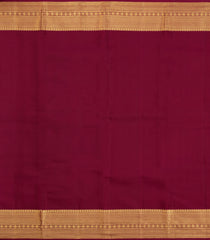 Maroon Handloom Kanchipuram Silk Saree With Buttas-KA15047-Maroon