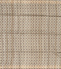 Indigo Handloom Dupion Silk Saree With Printed Fish Pallu-DS0492