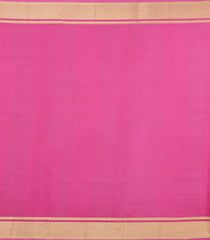 Pink Woven Mysore Silk Saree With Zari Motifs-MS3660