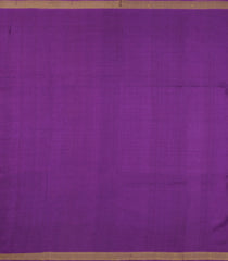 Purple Woven Tussar Silk Saree With Floral Motifs-TU3272