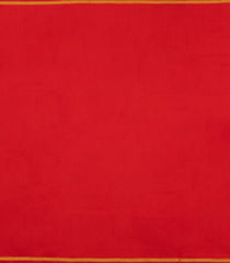 Red Handloom Kanchipuram Silk Saree With Muniya Buttas-KA13900