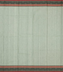 Shadow Green Handloom Kanchi Cotton Saree With Stripes-KC1575
