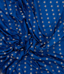 Blue Woven Synthetic Dola Silk Saree With Pichwai Motifs-BL4882