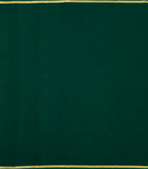 Dark Green Woven Mysore Silk Saree With Zari Border-MS3693