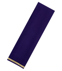 Violet Woven Mysore Silk Saree With Zari Border-MS3639