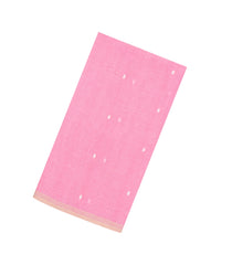 Baby Pink Handloom Bengal Cotton Saree With Coin Buttas-BG1833
