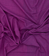 Magenta Woven Bengal Cotton Saree With Contrast Pallu-BG1763