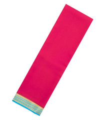 Pink Woven Mysore Silk Saree With Contrast Border-MS3725