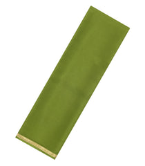 Leafy Green Woven Mysore Silk Saree With Zari Border-MS3628