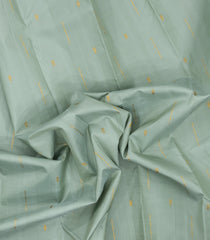 Shadow Green Handloom Korvai Kanchipuram Silk Saree With Zari Buttas-KA16704