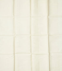 Cream Handloom 8 Yards Silk Dhoti With 4 Yards Angavastram & Shirt Material -CD1518