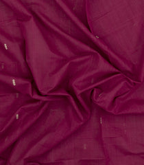 Magenta Woven Kadapa Cotton Saree With Buttas-KN0707