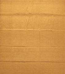 Gold Handloom Chanderi Plain Tissue Cotton Saree -CC1327