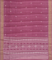 Dusty Pink Printed Synthetics Dola Zari Lining With Jacquard Zari Border-BL5167