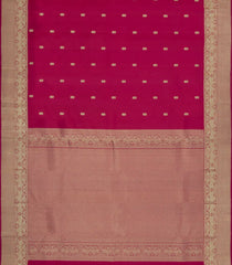 Magenta Handloom Kanchipuram Silk Saree With Buttas-KA15049-Magenta