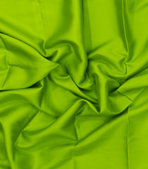 Leafy Green Woven Mysore Silk Saree With Contrast Border-MS3717