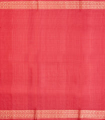 Peach Woven Tussar Silk Saree With Tribal Motifs-TU3496