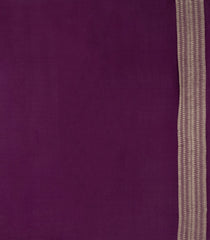 Magenta Woven Mysore Silk Saree With Zari Stripes-MS3309
