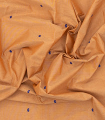Sandal Woven Chettinad Cotton Saree With Contrast Border-CN1854