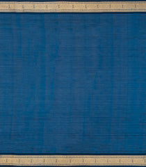 Cyan & Magenta Handloom Soft Silk Cotton Saree With Stripes-SC4572