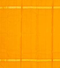 Purple Handloom Korvai Kanchipuram Silk Saree With Mustard Border-KA13078