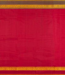 Yellow Handloom Korvai Kanchipuram Silk Saree With Ganga Jamuna  Border-KA14069
