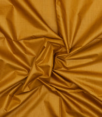 Mustard Woven Tussar Silk Saree With Contrast Border-TU3479