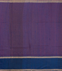 Hot Pink Woven Tussar Silk Saree With Checks & Contrast Border-TU3242