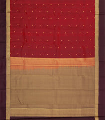 Crimson Handloom Soft Silk Saree With Buttas-SO4673