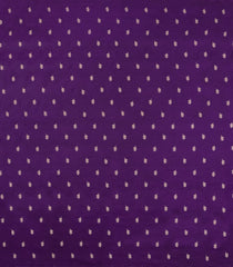 Lavender Woven Blended Viscose Saree With Zari Checks-BL5702