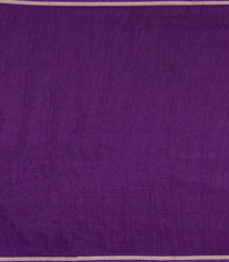 Dark Purple Printed Synthetic Dola Silk Saree With Zari Border-SY0254