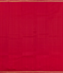 Red Handloom Kanchipuram Silk Saree With Zari Buttas-KA15248