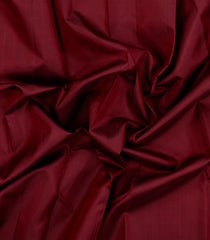 Maroon Handloom Kanchipuram Silk Saree With Contrast Border-KA15011