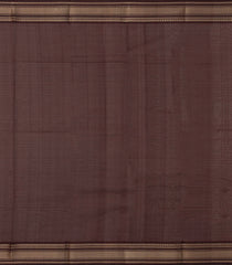 Cream Handloom Kanchi Cotton Saree With Contrast Silk Border-KC1793