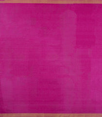 Hot Pink Woven Tussar Silk Saree With Peacock Buttas-TU3273