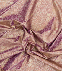 Magenta Woven Tissue Silk Saree With Floral Zari Motifs-KA15572